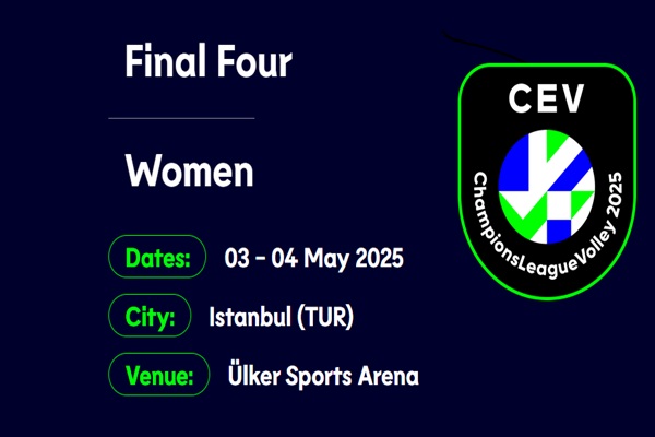 Kadınlar CEV Şampiyonlar Ligi Dörtlü Finali Ülker Sports Arena'da