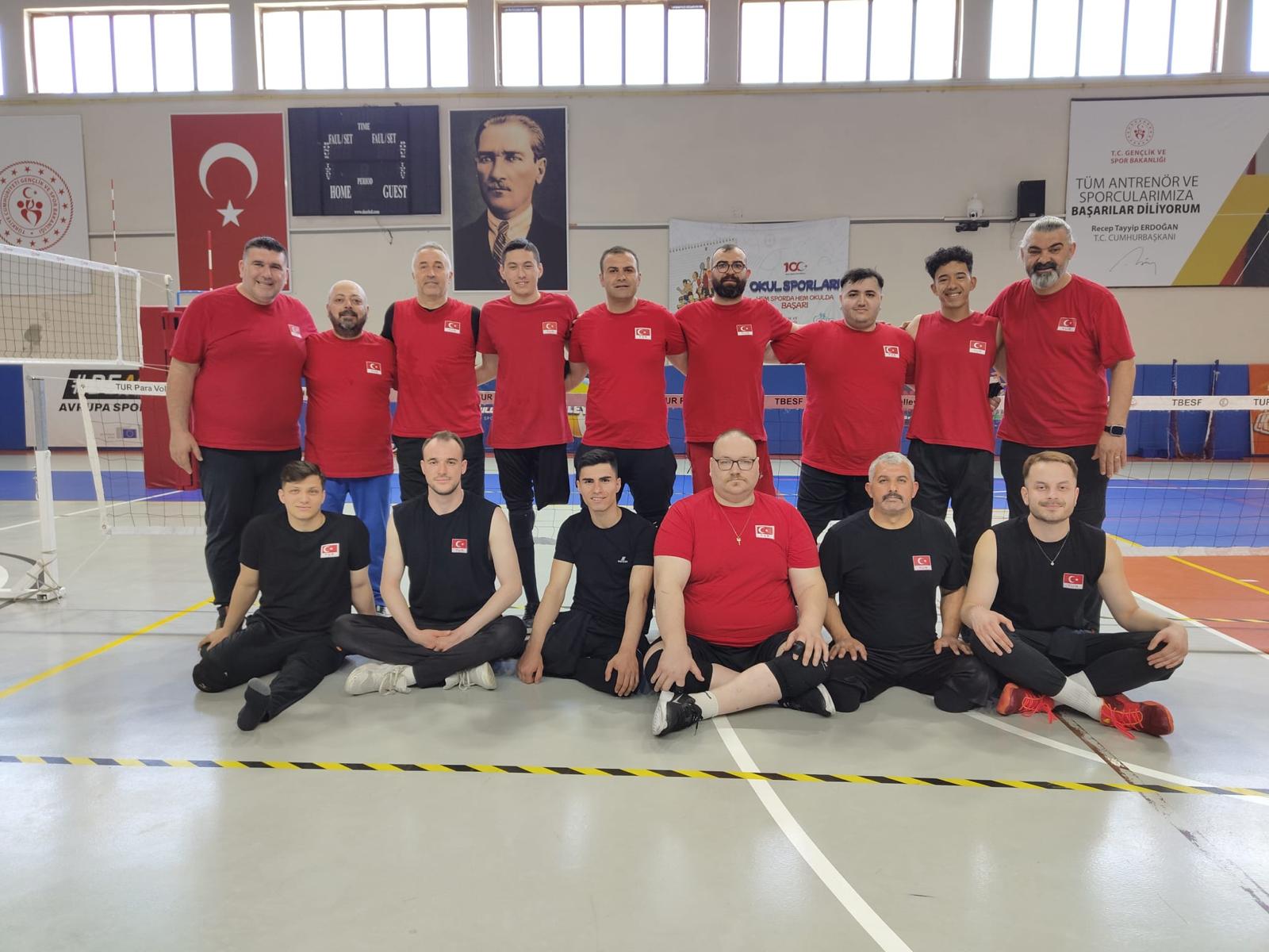 Oturarak Voleybol Milli Takımlarımız, Avrupa Şampiyonası için Kampta