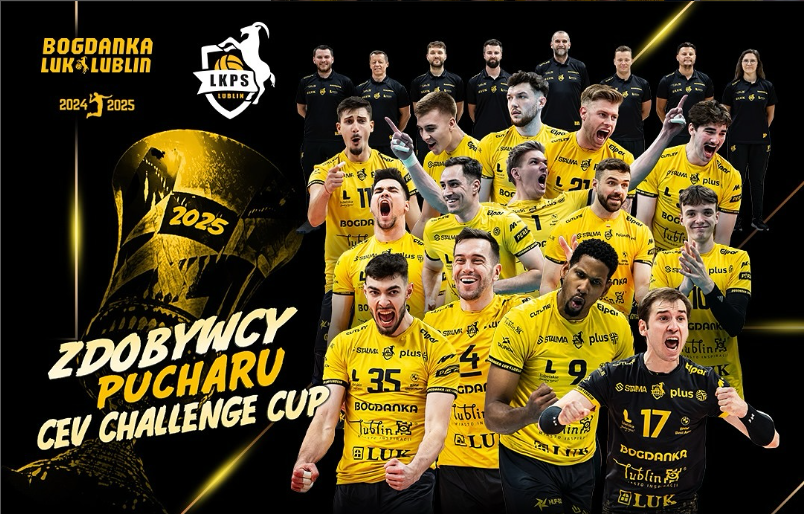 Erkekler CEV Challenge Cup'ta Şampiyon Bogdanga Luk Lublin