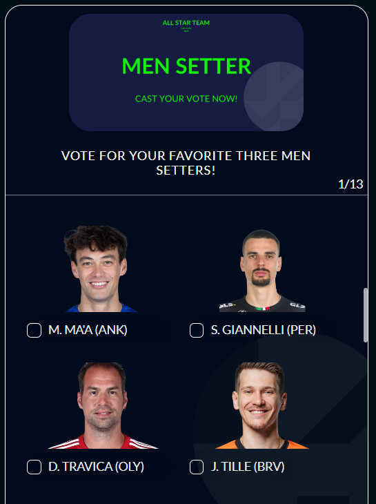 CEV Şampiyonlar Ligi'nde 2025 All-Star oylaması başladı