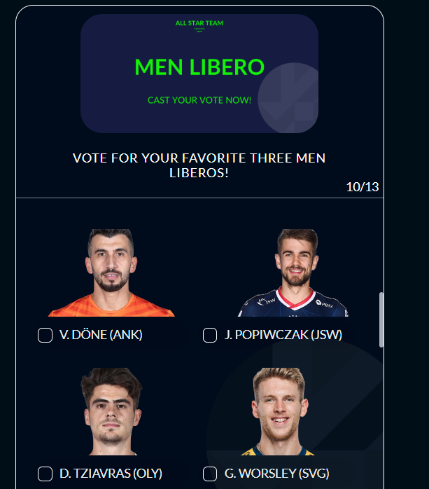 CEV Şampiyonlar Ligi'nde 2025 All-Star oylaması başladı