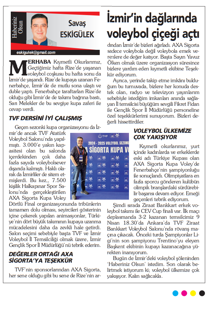 İzmir’in Dağlarında Voleybol Çiçeği Açtı