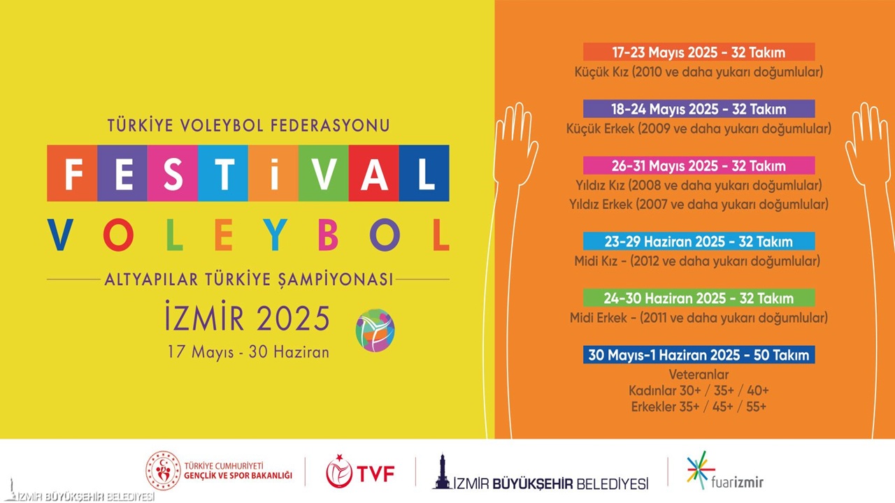Festival Voleybol Heyecanı Fuar İzmir'de Başlıyor