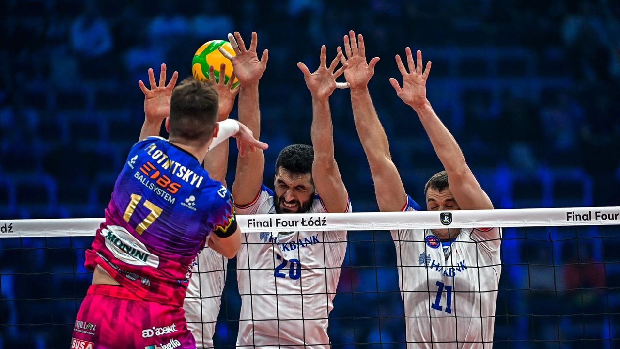 Erkekler Şampiyonlar Ligi'nde ilk finalist Perugia