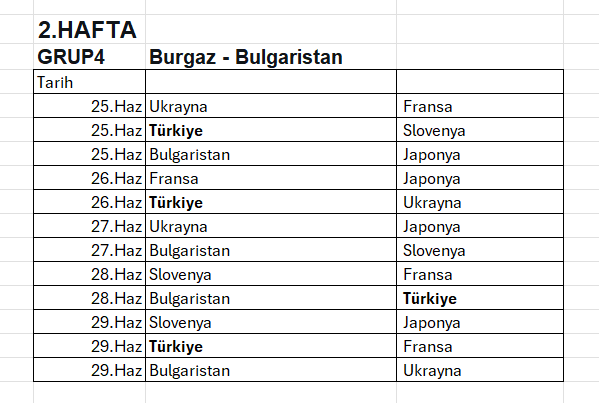 Erkekler VNL'de 2. Etap maçları başlıyor