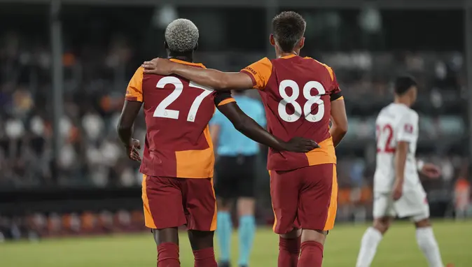 Galatasaray hazırlık maçında Admira Wacker’ı 2-1 yendi