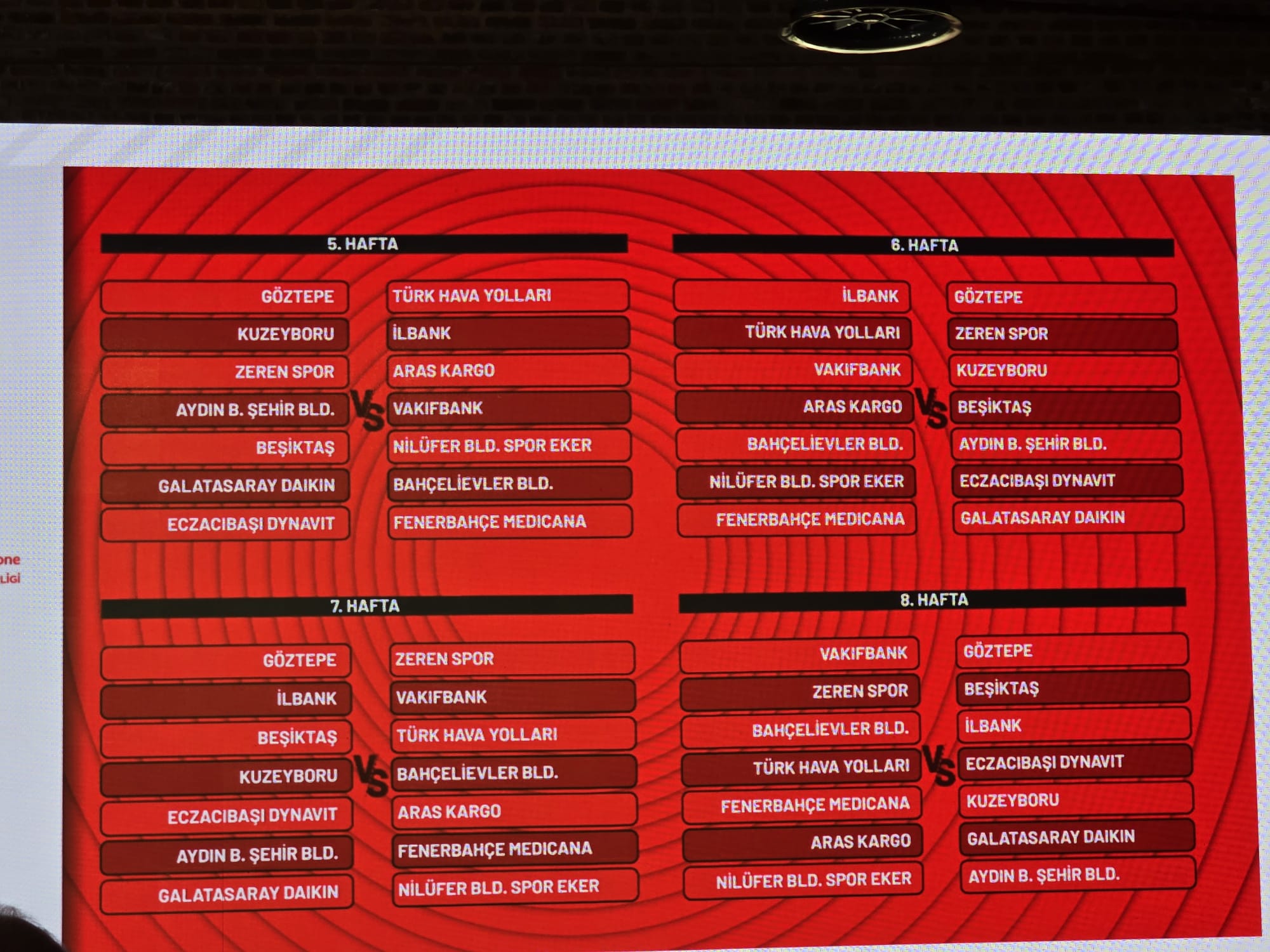 Vodafone Sultanlar Ligi’nde yeni sezon fikstürü açıklandı