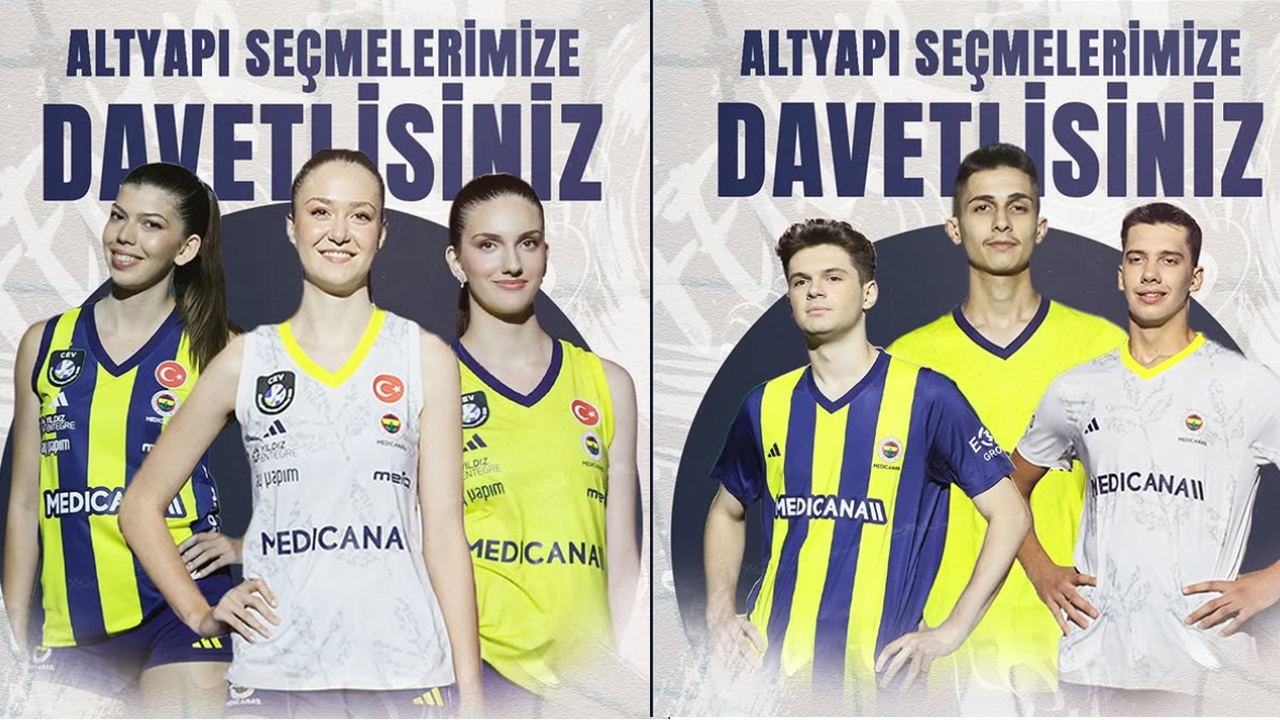 Fenerbahçe Voleybol Altyapı Kız ve Erkek Seçmeleri 23 Ağustos'ta