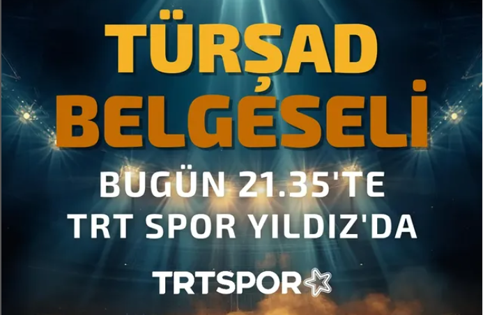 TÜRŞAD Belgesi TRT SPOR Yıldız'da