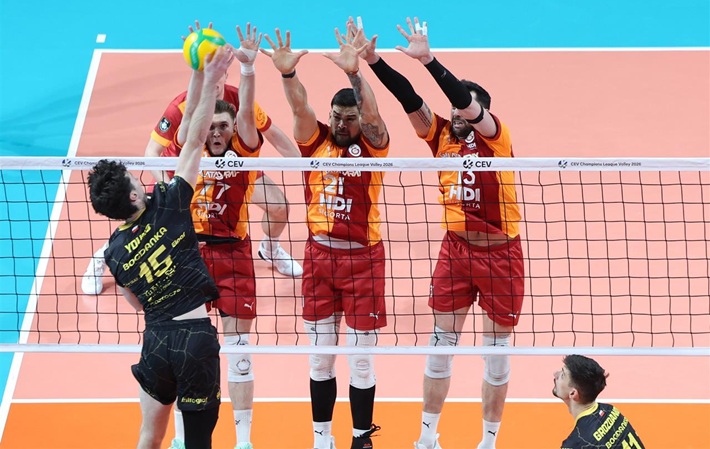 Şampiyonlar Ligi'nde ilk seti Galatasaray maçı ise Bogdanka kazandı