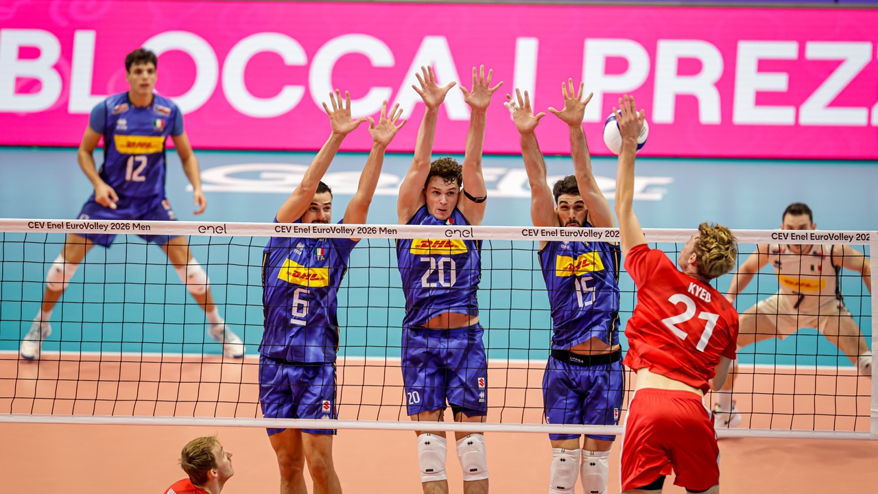 Avrupa Voleybol Şampiyonası'nda Danimarka'yı 3-0 Yenen İtalya Çeyrek Finalde Finlandiya'nın Rakibi Oldu