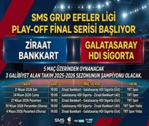 Ziraat Bankkart ve Galatasaray HDI Sigorta Dev Final'de Karşı Karşıya Gelecek