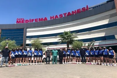 TFL Altekma Kadın Voleybol Takım sağlık kontrolünden geçti