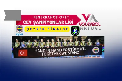 Fenerbahçe Opet Şampiyonlar Ligi'nde Çeyrek Final'de