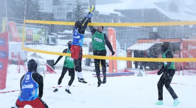 2026 FIVB Kar Voleybolu Dünya Turu Bursa Uludağ Etabı'nda İkinci Gün Sona Erdi