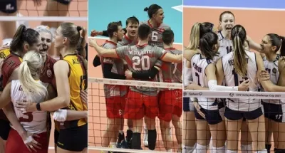 Voleybolda 3 Türk takımı, Avrupa kupalarında finalde