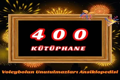 Vee 400. Kütüphane de tamam