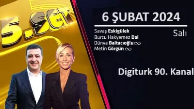 5.Set Bugün Saat 21.00’de