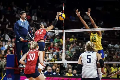 FIVB VNL’de ilk hafta maçlarında ABD, Brezilya'ya set vermedi