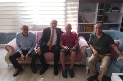 Akif Başkan'dan Muhammet Görken'e moral ziyareti