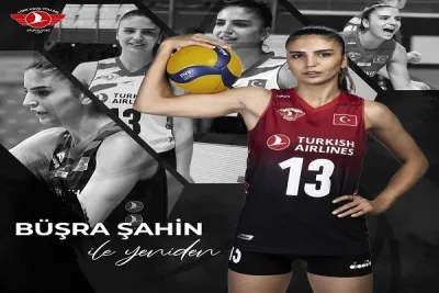 Büşra Şahin de THY ile devam edenlerden