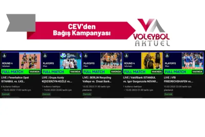 2023 CEV Şampiyonlar Ligi Duyurusu