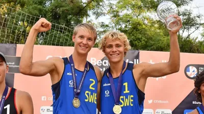 İsveç, genç voleybolcularını #EuroBeachVolley'de deneyecek