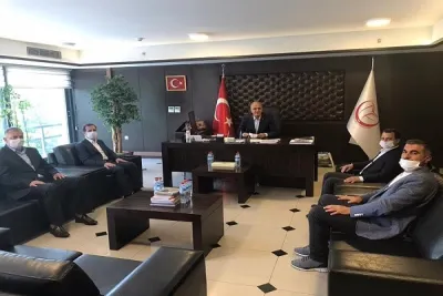 Solhan Spor Heyeti Akif Başkanı Makamında Ziyaret Etti