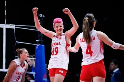 Ebrar ve Eda Rusya Maçına Damga Vurdu