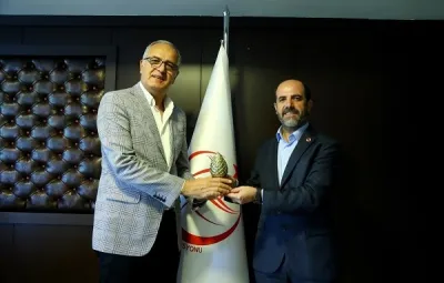 Solhan Spor Başkanı Ziya Sözen Akif Başkanı ziyaret etti