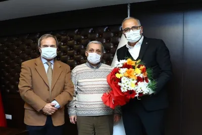 Ankara Gazeteciler Cemiyeti'nden Akif Başkan'a ziyaret