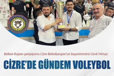 Cizre’de gündem voleybol