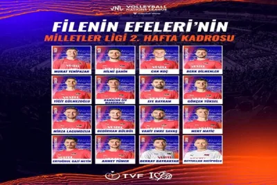 Filenin Efeleri’nde 2025 FIVB Milletler Ligi (VNL) 2. Etap kadrosu belli oldu