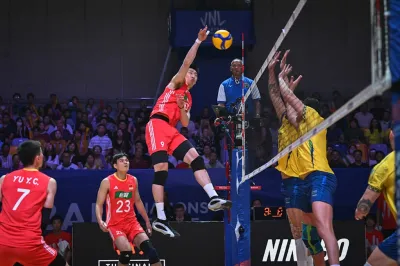 VNL 2025’te Brezilya Çin’i eleyerek yarı finale yükseldi