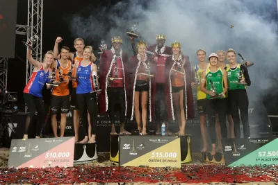 Plaj'ın Kral ve Kraliçeleri Doha'da belli oldu