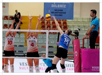 Nilüfer Belediyespor ilk galibiyetini THY'den aldı