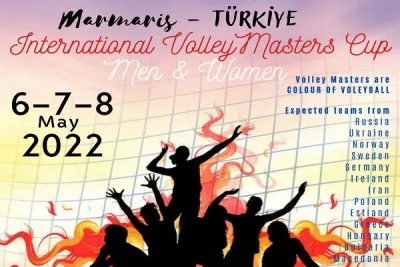 Uluslararası Veteran Voleybol Şampiyonası Marmaris'te başlıyor