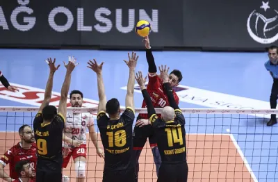 Alpaslan Endüstri Erkekler 1. Ligi Yarı Final Etabı’nda Heyecan Dorukta