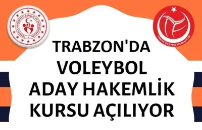Trabzon'da Voleybol Aday Kursu Açılıyor