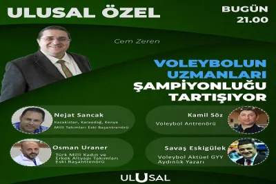 Voleyboldaki Şampiyonluklar Ulusal Kanal'da Konuşulacak