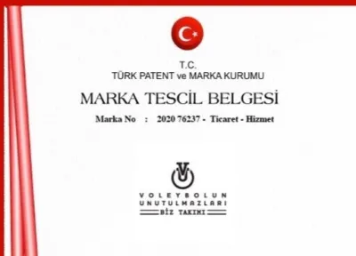Voleybolun Unutulmazları “Biz Takımı” ®  artık tescilli bir marka...