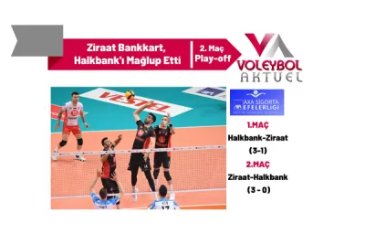 Ziraat Bankkart, Final 2. Karşılaşmasında Halkbank'ı Mağlup Etti
