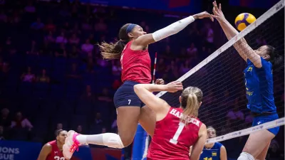 ABD, VNL'deki ilk maçında Ukrayna'yı 3-0 yendi