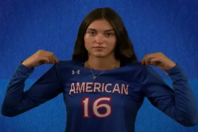 ABD'de bir genç spor psikoloğu ve voleybolcu