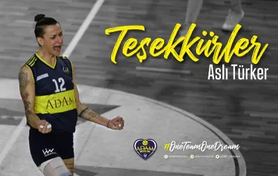 Adam Voleybol'da Aslı Türker ile yollar ayrıldı