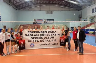 Lider Çiftlikköy Belediyespor, ilk yarıda sadece 1 set verdi