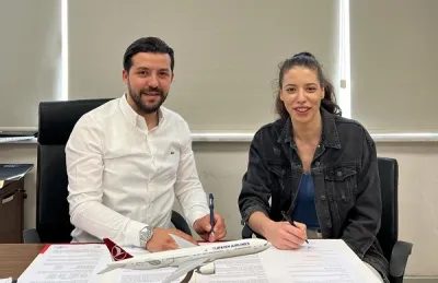 Dicle Nur Babat THY'de