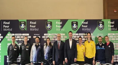 2025 CEV Şampiyonlar Ligi Dörtlü Finali'nin Basın Toplantısı Yapıldı