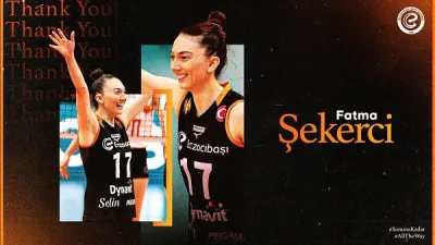 Eczacıbaşı'ndan altyapısından yetişen Fatma Şekerci'ye teşekkür