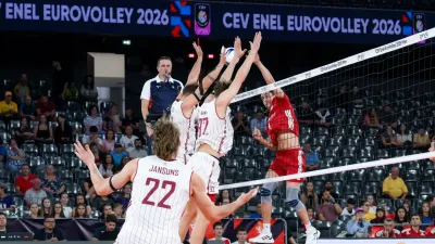 Letonya'ya 3-1 Yenilen Filenin Efeleri Avrupa Şampiyonası'na Veda Etti